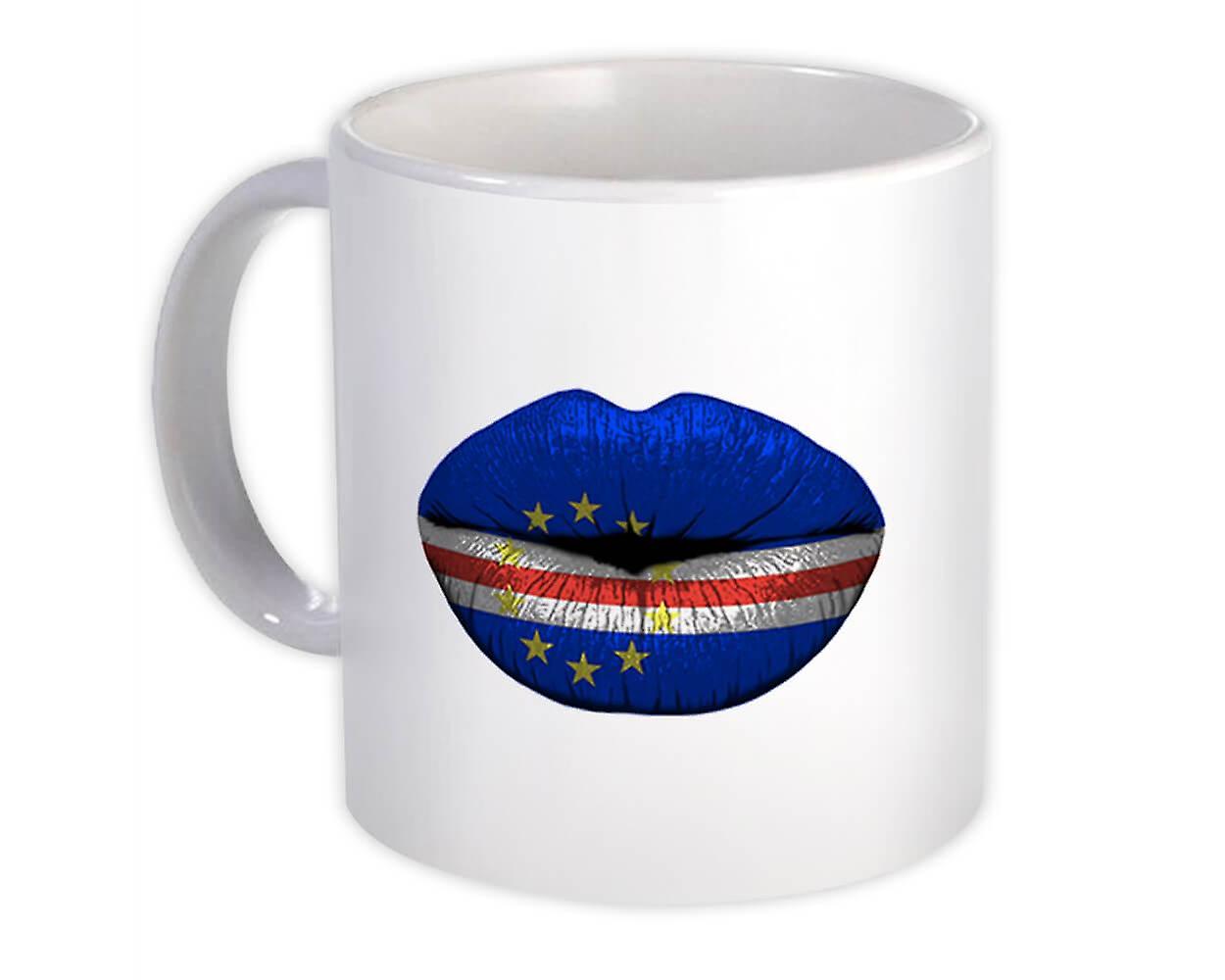 Gift Mug: Lips Cape Verdean Flag Cape