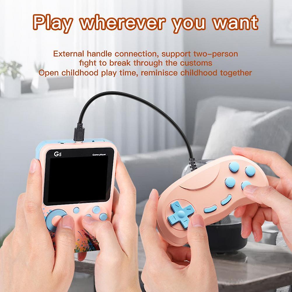 Color Screen 500 in 1 Handheld Game Console Toy Long Standy Time Game Console Ideal Birthday Gift