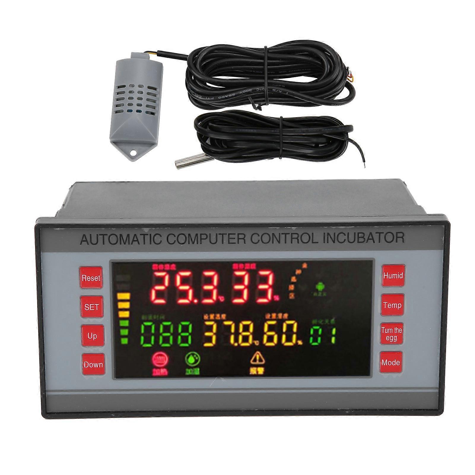 XM‑18 Automatic Incubator Temperature Controller LED Color Screen Temperature Control Equipment 160‑220V