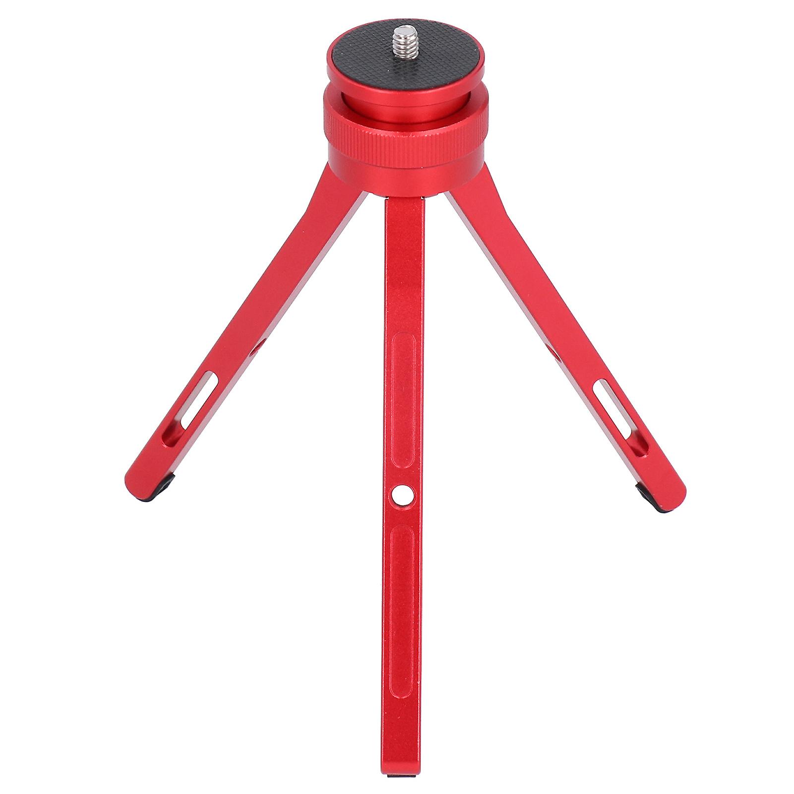 ADAI VL‑05 Desktop Tripod Adjustable Aluminum Alloy Mini Tripod for Phone CameraRed