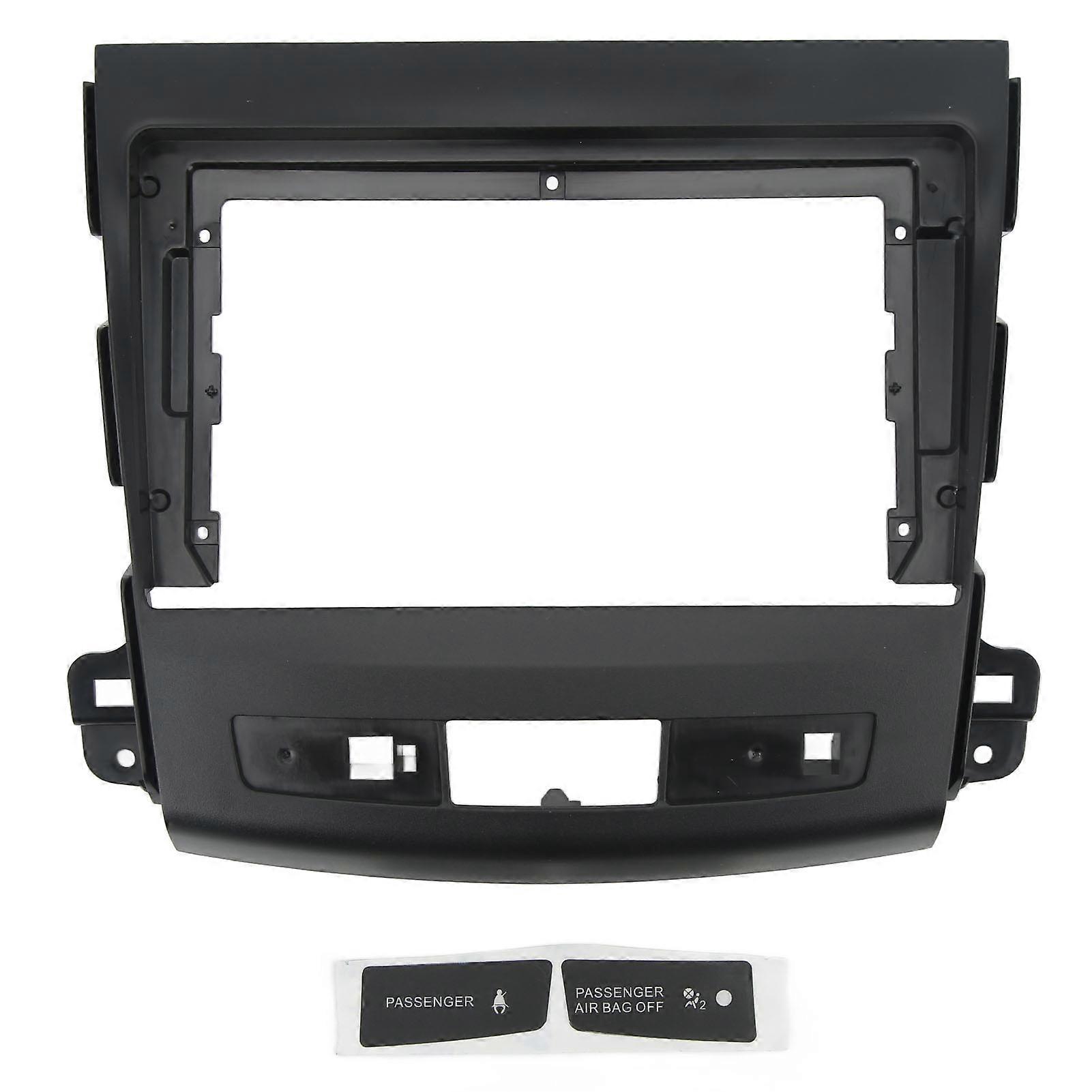 9in Car Stereo Radio Fascia Navigation Panel Frame Replacement for MITSUBISHI OUTLANDER 2008‑2012