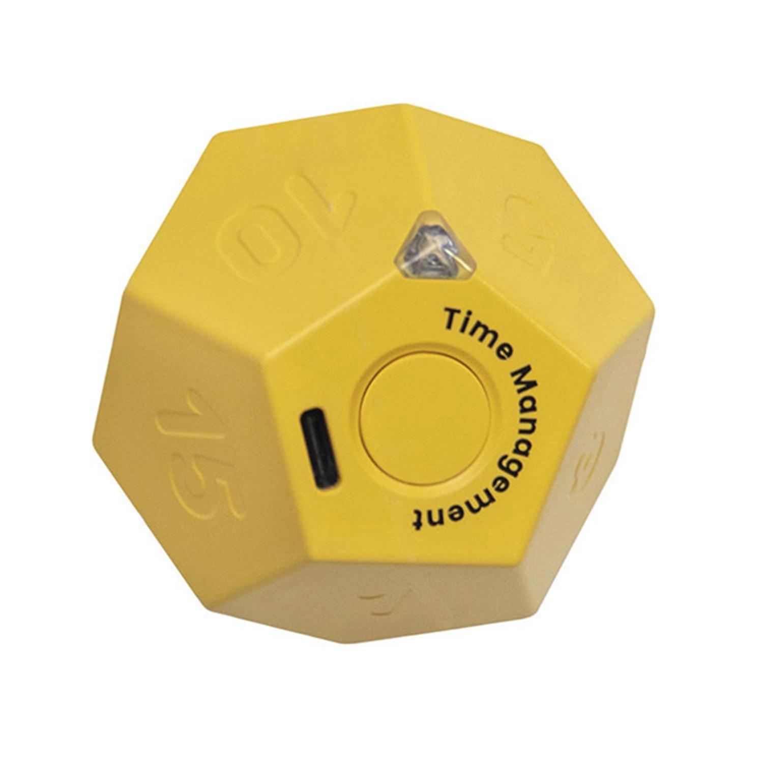 Time Ball Rechargeable Mini Timer Easy-to-Use with Dual Alarm Clock Mode Pomodoro Timer Cooking