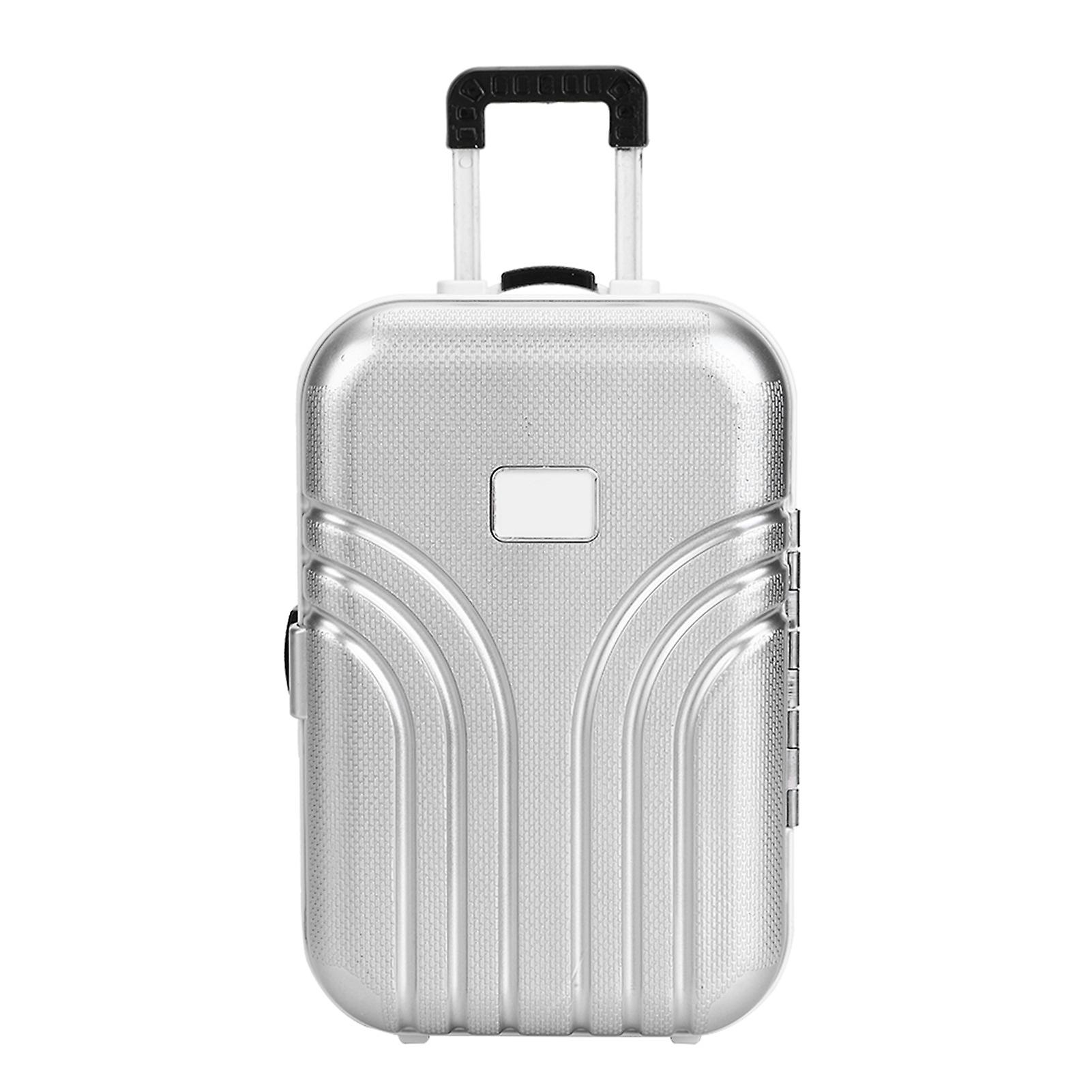 Plastic Baby Rolling Suitcase (Silver)