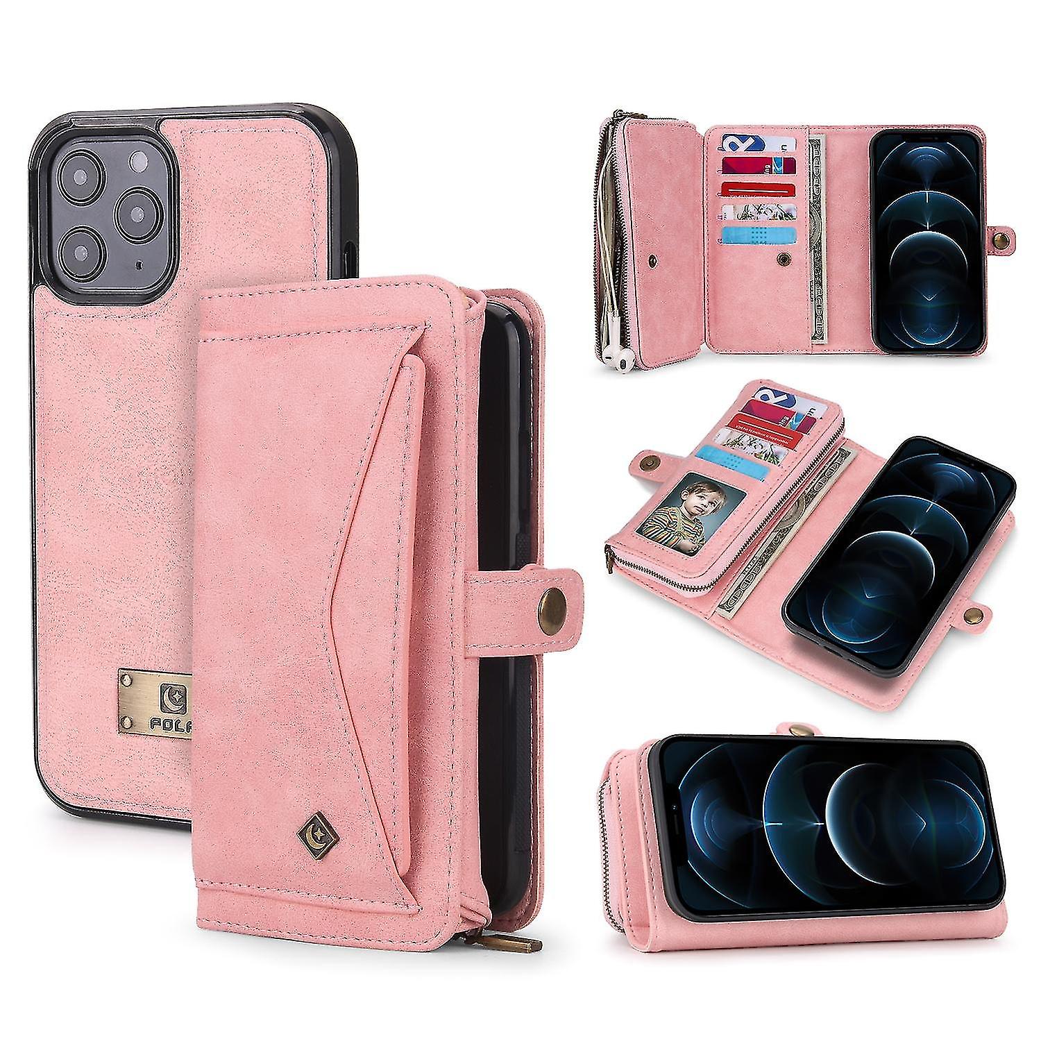 Zipper Wallet Leather Case For iPhone 11