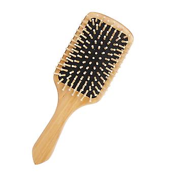 Wood Paddle Hairbrush Cushion Massage Hair Comb Brush Professional Hair Care