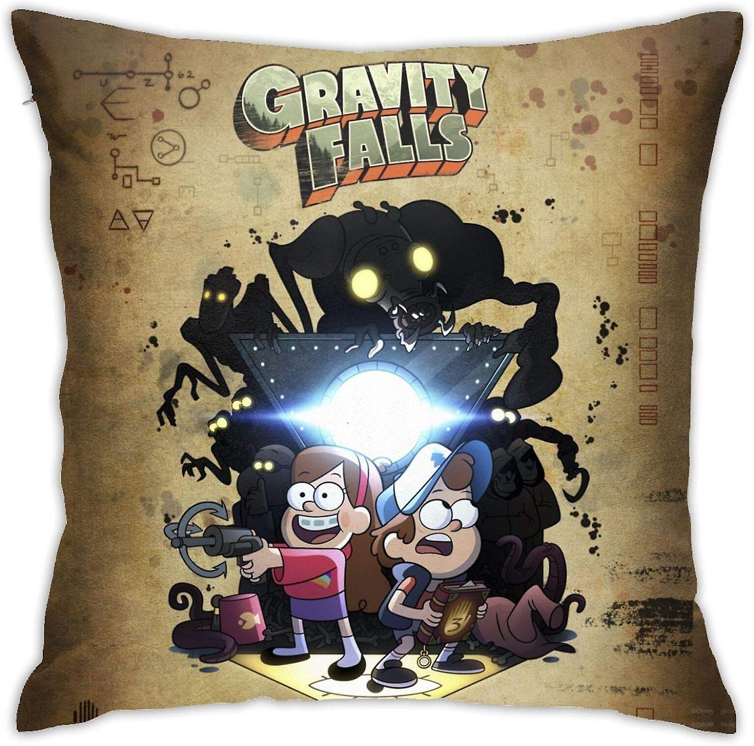 快適で柔らかい家の装飾重力落下枕カバー、ソファ枕カバー、オフィス枕カバー、車の枕カバー、両面印刷枕カバー-PL