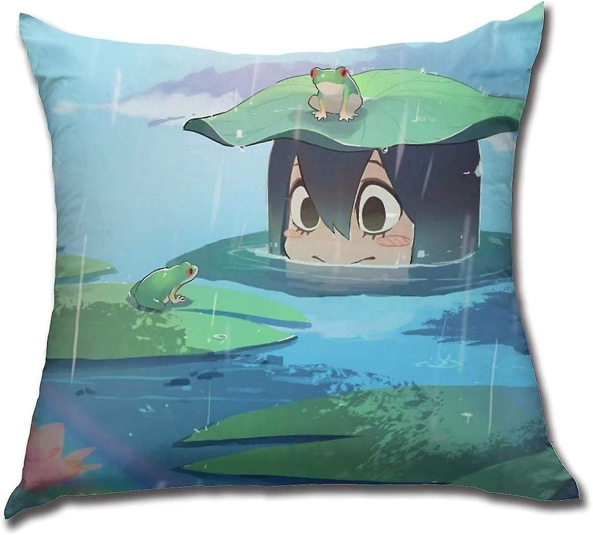 枕カバー鬼滅の刃アニメ枕カバーソファベッド用スクエアクッションカバー-CC02 AA-351