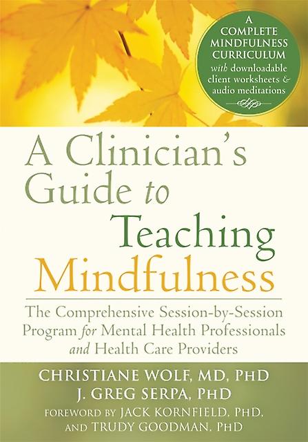 A Clinicians Guide To Teaching Mindfulness by J. Greg Serpa Paperback