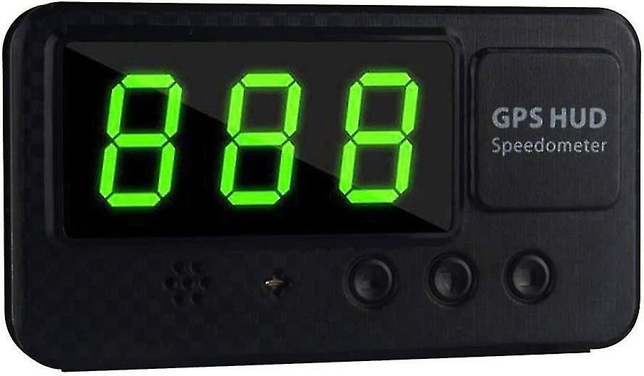 車、トラック、オートバイおよび他の車のための普遍的なGPSデジタルスピードメーター(107 X 58 X 6ミリメートル、ブラ