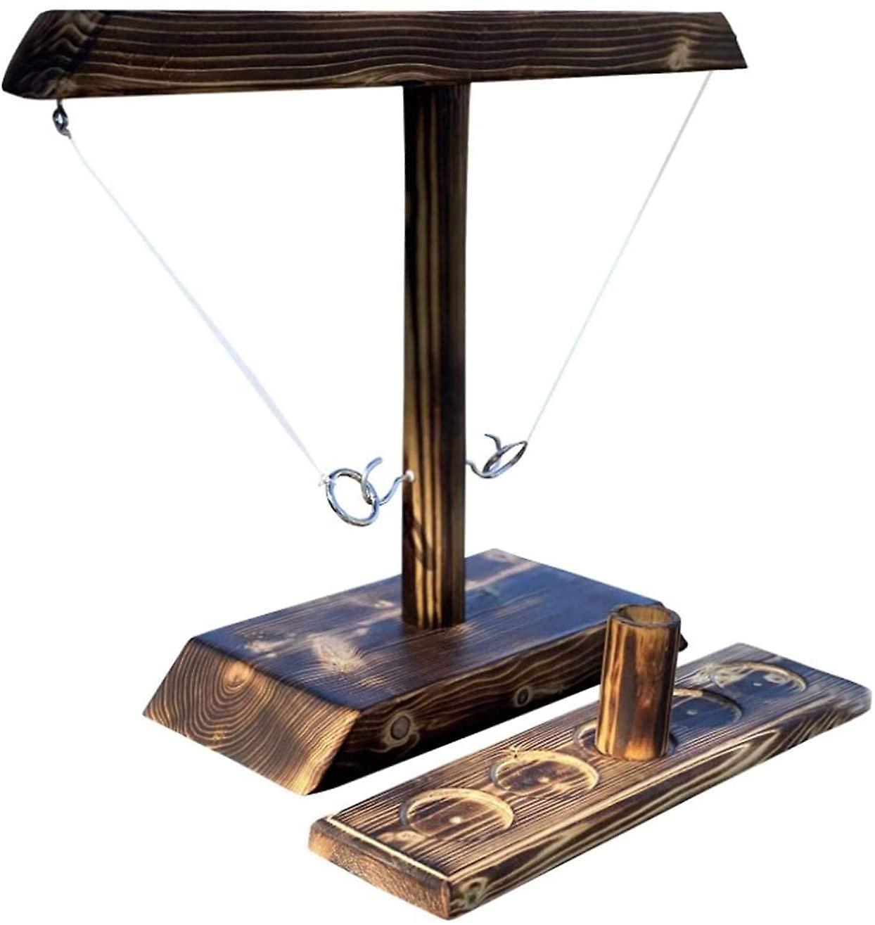 Hooks Ring Toss Game with Shot Ladder Bundle 373