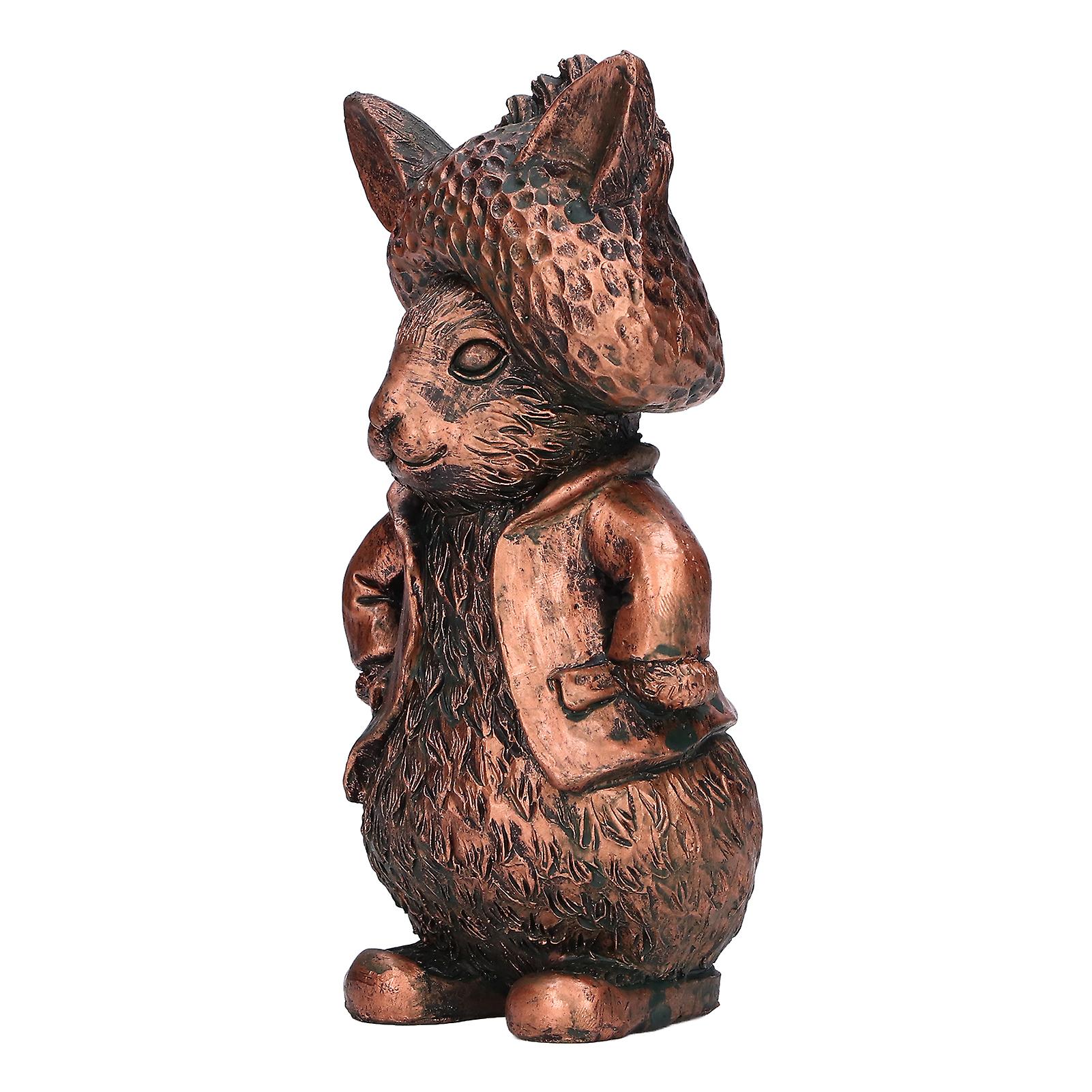 Rabbit Garden Statue Bunny Shape Fine Workmanship Modern Simple Resin Material Bunny Statue