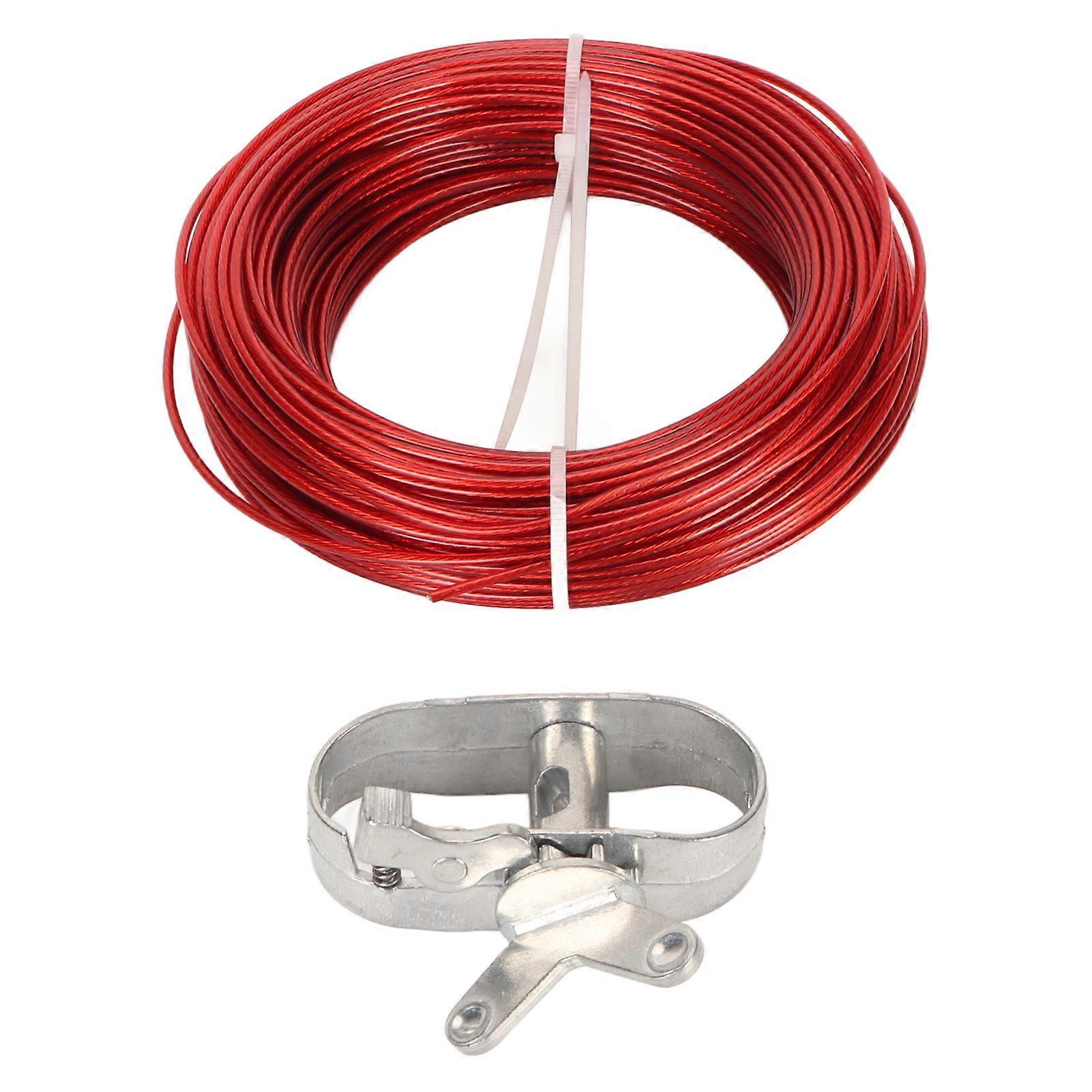 150ft PVC Pool Cover Cable with Rustproof Aluminum Winch Kit