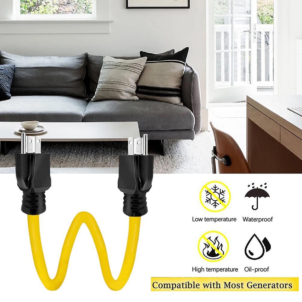 3極オス-オス延長コード、発電機アダプターコードNEMA5-15P