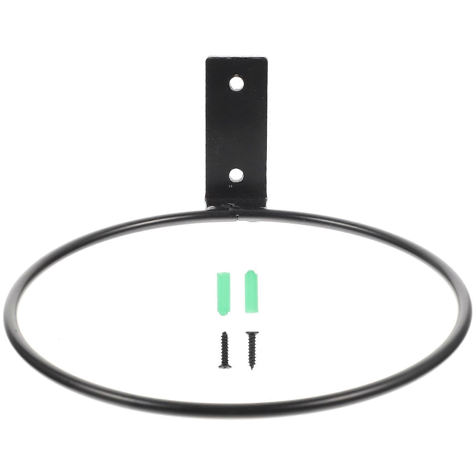 Wall Mounted Flower Pot Rack Iron Ring Flowerpot Wall Bracket Planter Holder