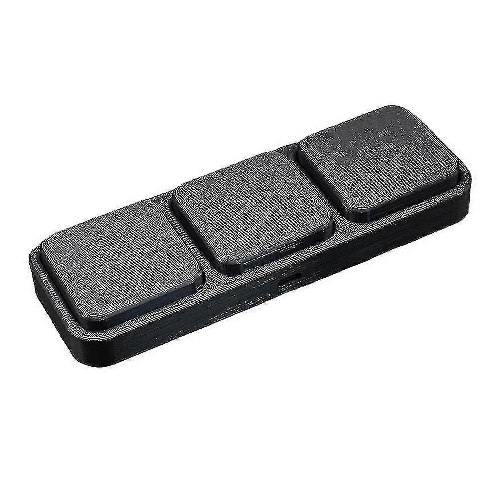 1/2/3 Large Key Usb Programmable Macro Keyboard For Windows Linux Macos Hot Key Mouse One Key Button