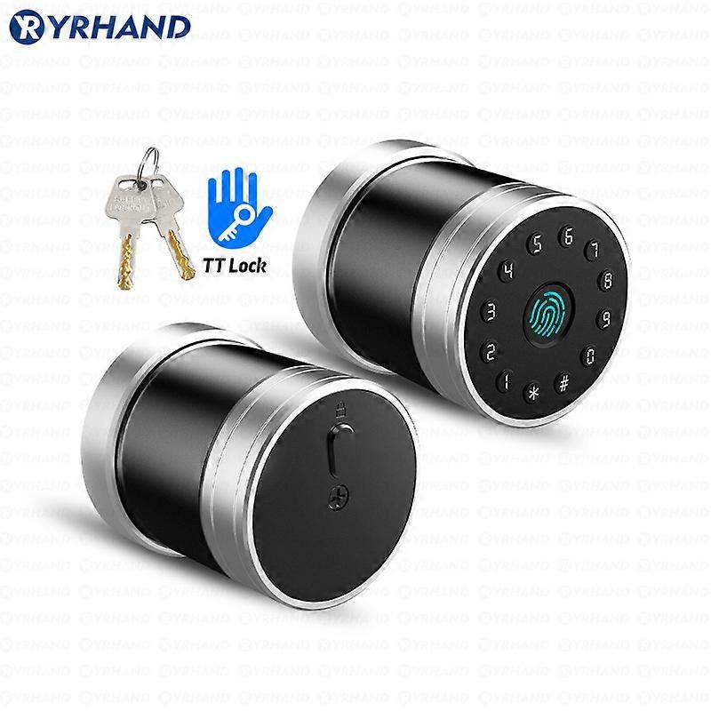 Salle intelligente électronique Smart Knob Empreinte digitale Mot de passe Clé Ttlock App Management Sécurité portable Tuya Smart Door Lock