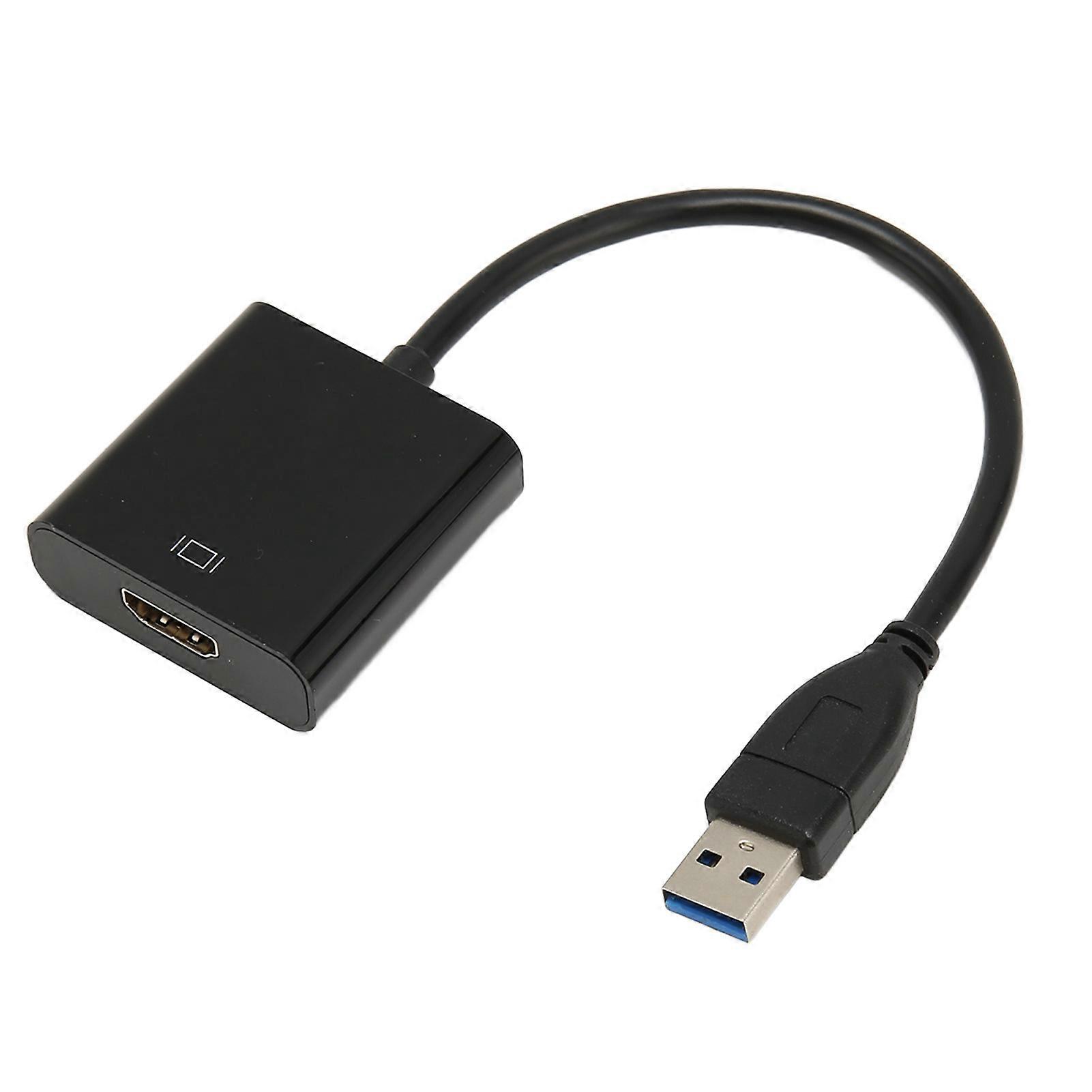 USB to HD Multimedia Interface Adapter 5 Gbps USB 3.0 to HD Multimedia Interface Sound Video Converter for Computer TV