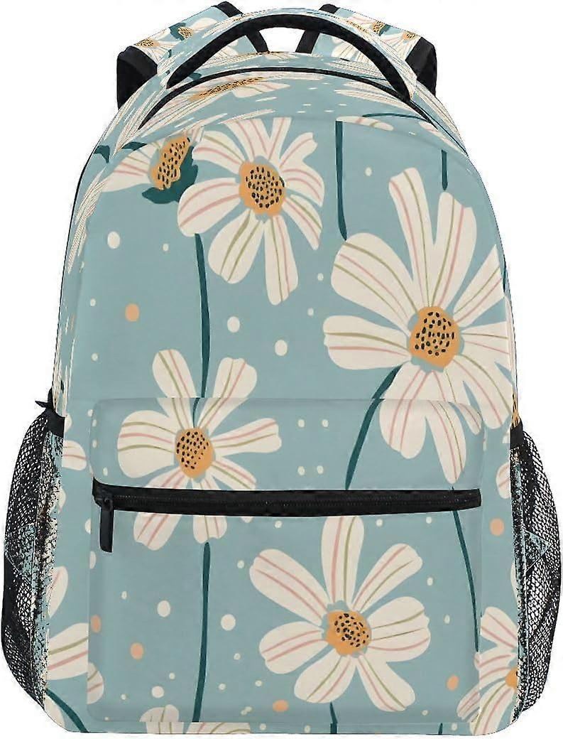 The Endless Background Of Chrysanthemum Backpack for School Lightweight Backpack for Boys Girls Schoolbag Bookbag for Kids