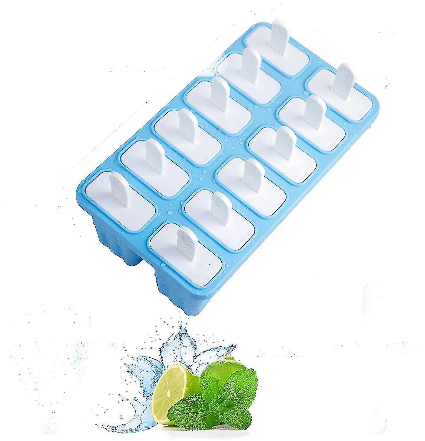 Set De 4 Moldes De Helado De Silicona: Ice Lolly Maker con Varias Formas