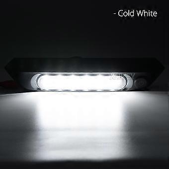 BUG-GUARD™ 12V Dual Amber/White LED Flood Porch Light For RVs & Off-Grid Housing - BG520B (Black)