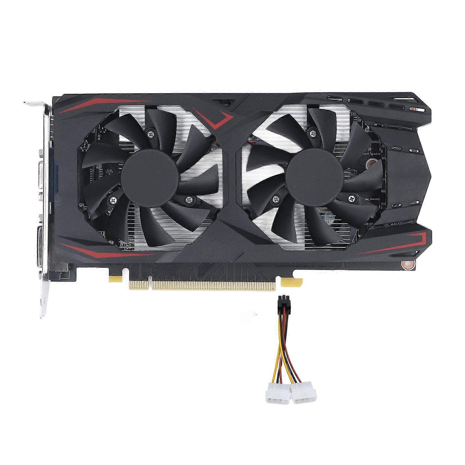 GTX550TI Grafikkarte 1,5 GB GDDR5 192 BIT Dual-Lüfter geräuscharme Desktop-Computer-Grafikkarte für Heim-Office-Spiele
