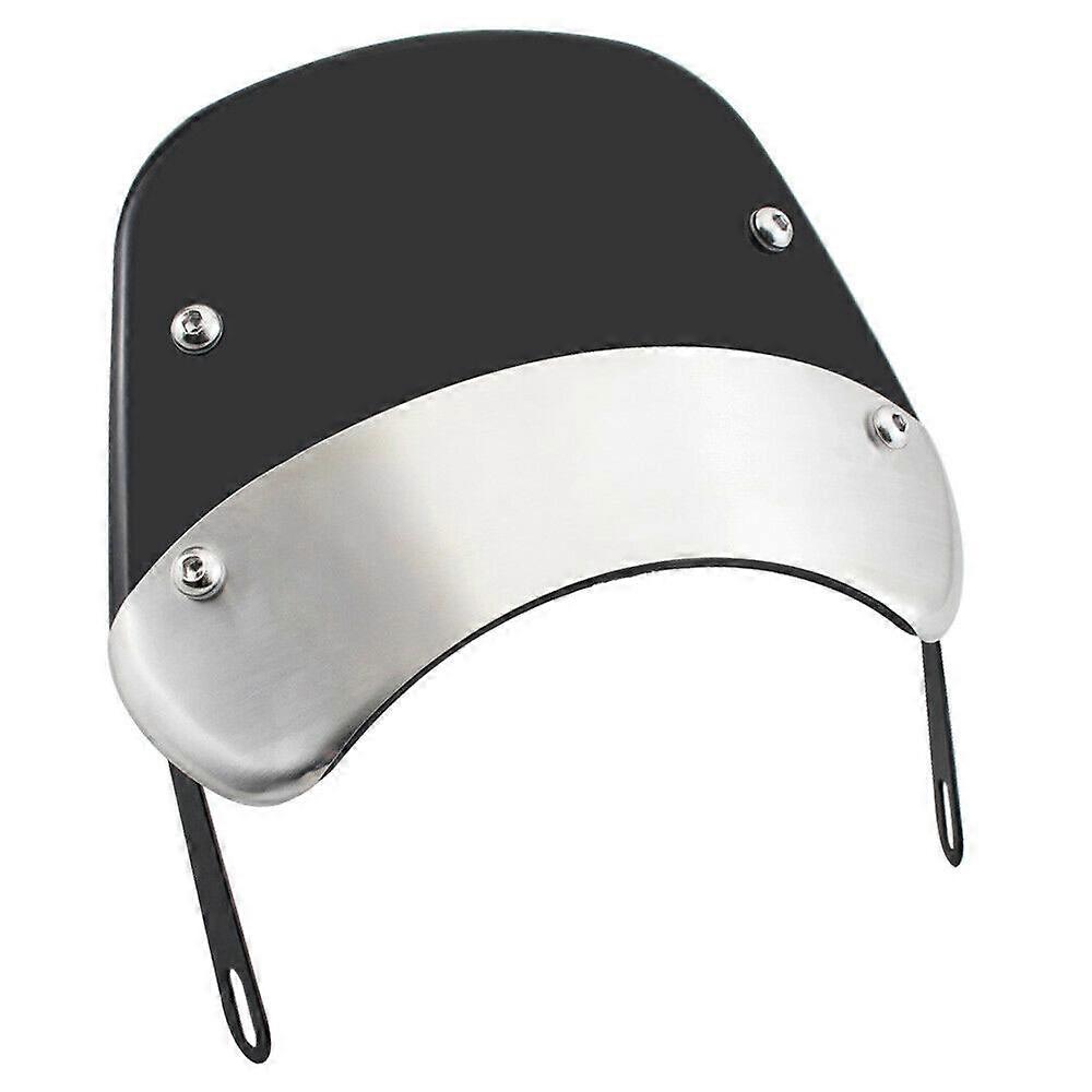 Motorcycle Vintage Windshield Windscreen Wind Deflector Universal Modification for 5-7inch Round He