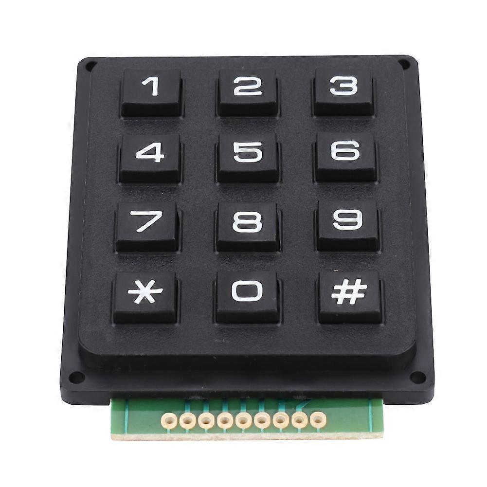 Keyboard Modules with 12 Keys 3x4 Push Buttons External Keypad for MCU
