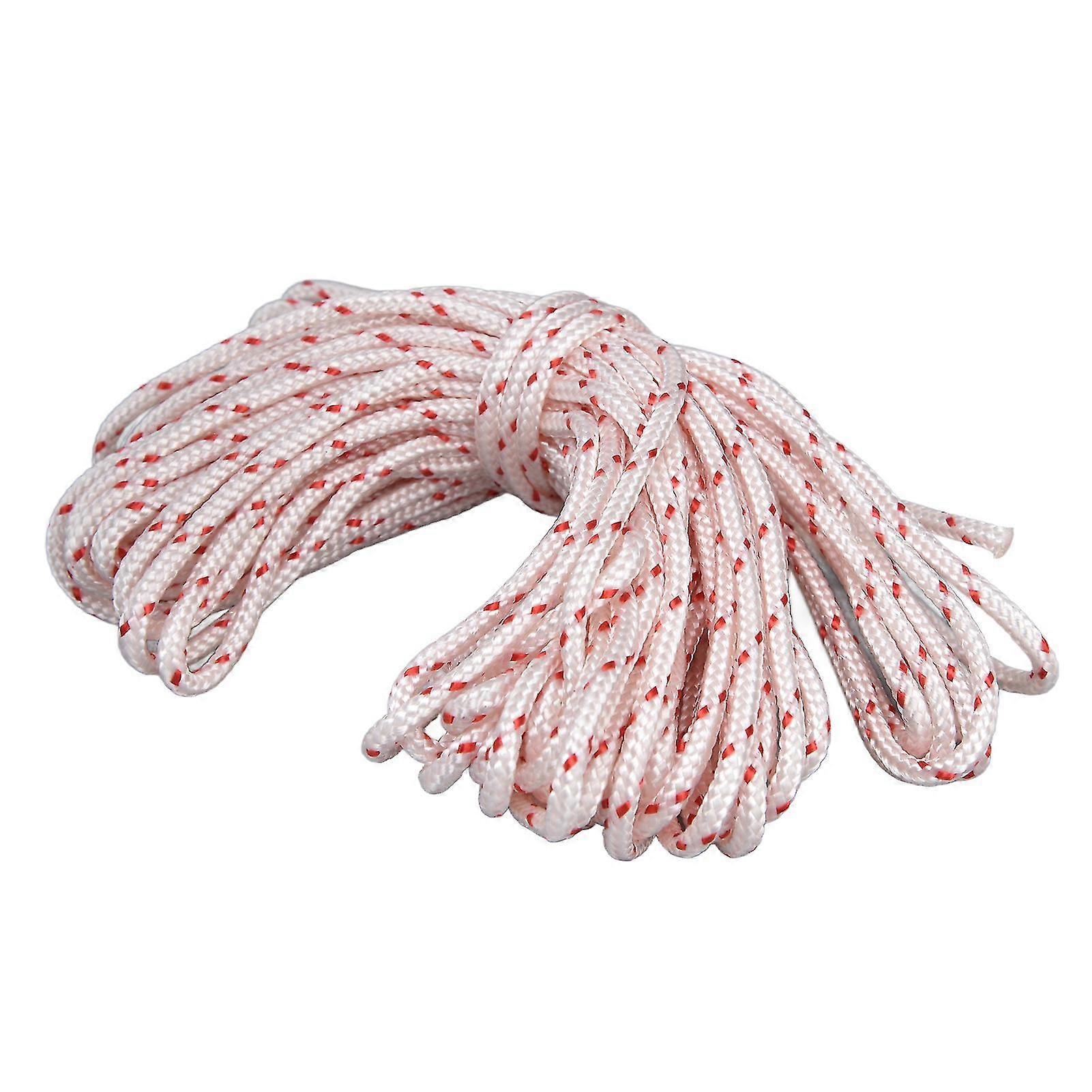 10M Nylon Starter Rope Lawn Mower Chainsaw Trimmer Starter Rope Pull Cord Replacement compatible with STIHL4mm / 0.16in-YM