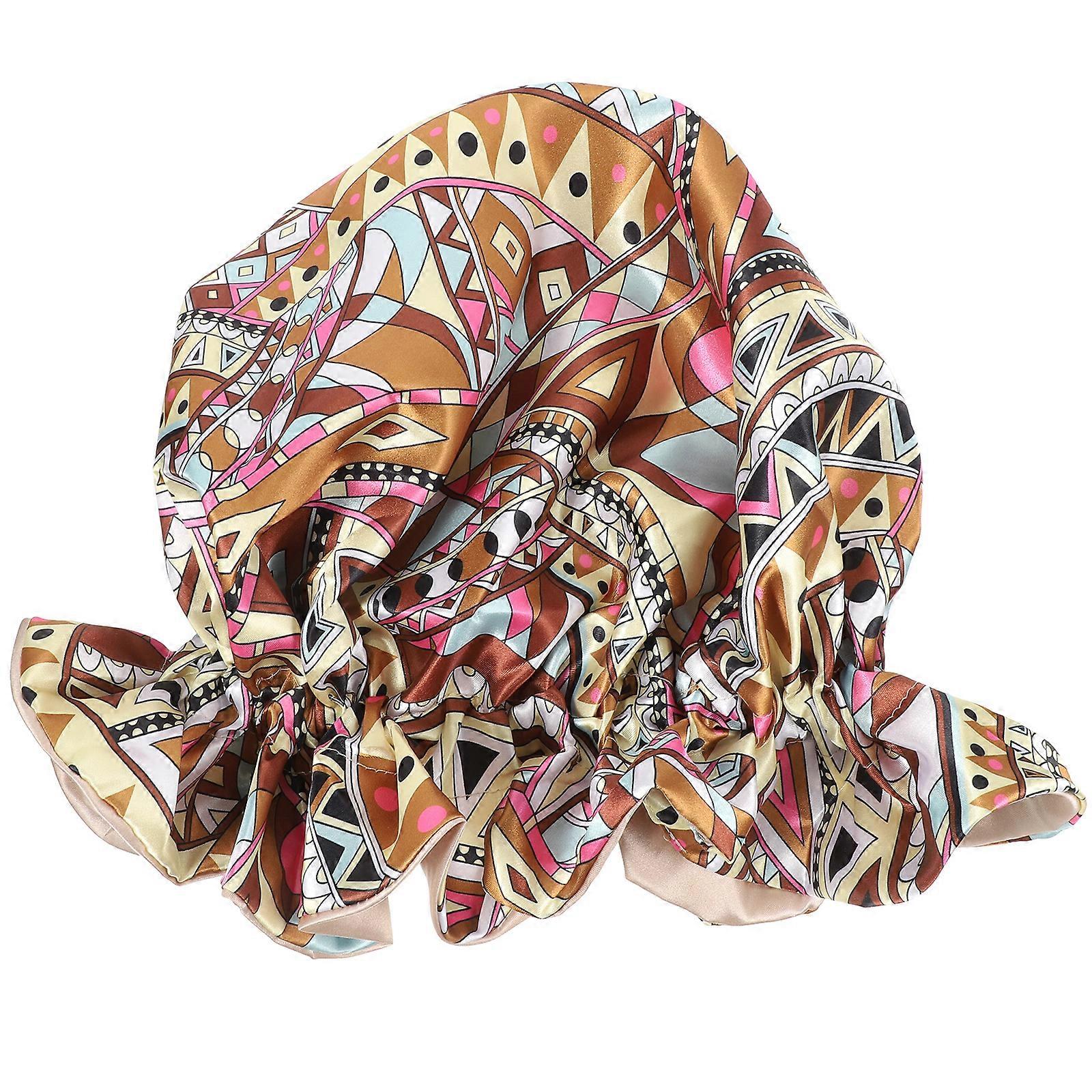 Sleep Hat Polyester Shower Hat Double-layer Sleeping Cap Sleeping Hat for Women