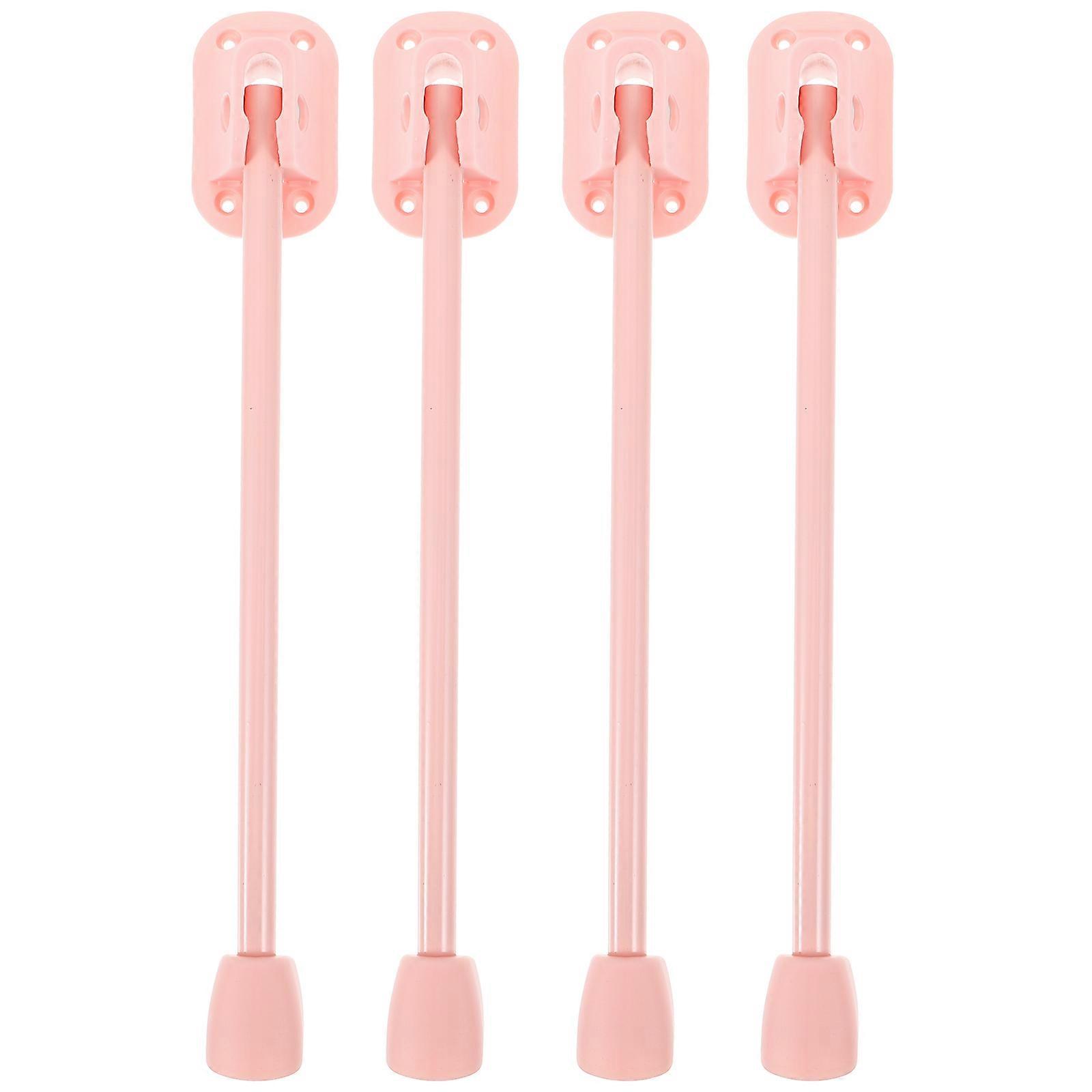 4pcs Foldable Table Legs Furniture Laptop Table Folding Legs Desk Replacement Legs Pink