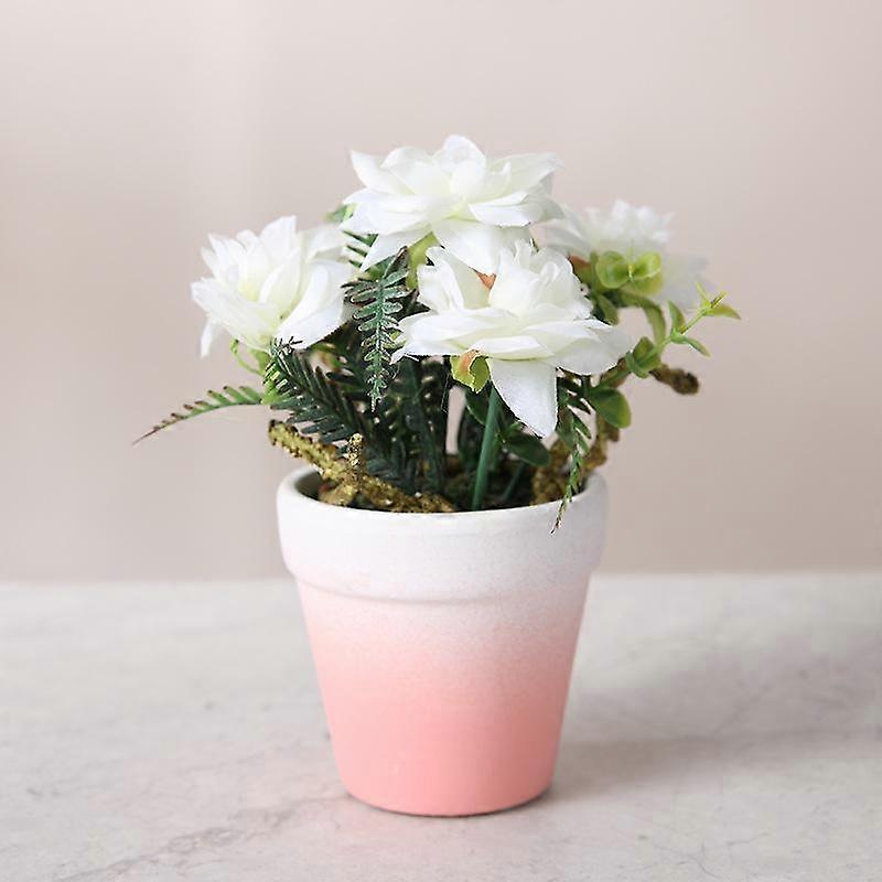 Home table decoration, simulation Phalaenopsis bonsai (style 1)