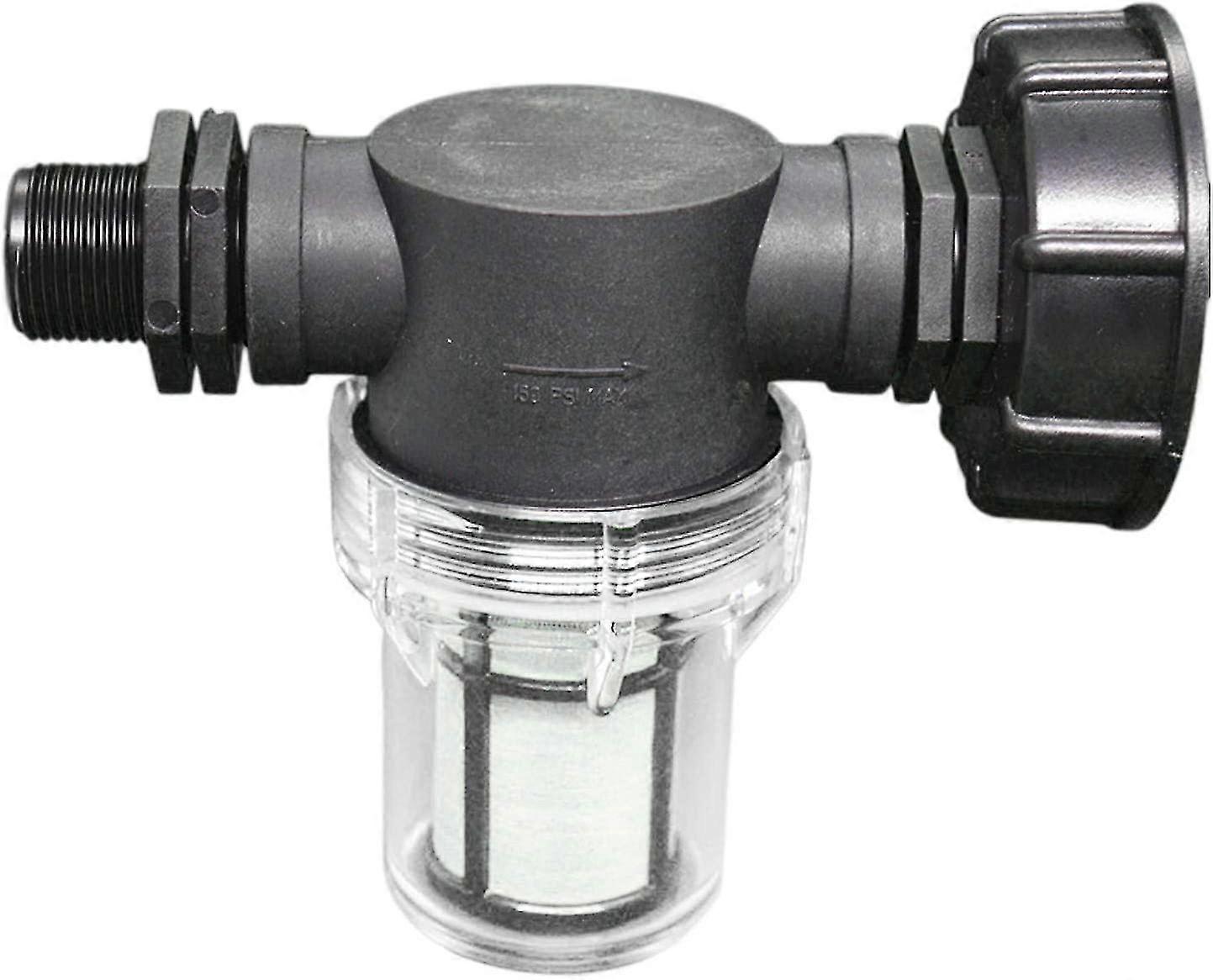 Tap Connector 1000 L Tank, Garden Hose Joint For Rainwater Collectors With Filter Function-Yvan