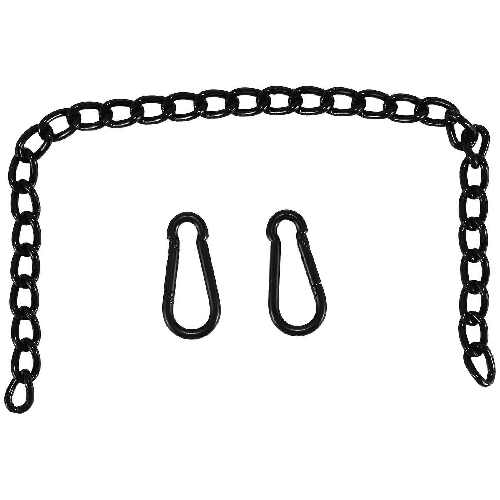 Steel Hanging Chair Chain with 2 Carabiners, Heavy Duty Porch Swing Hammock Chain Kit,for Hammock S