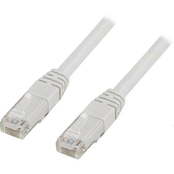 Cabo de rede DELTACO Cat6, 15m, branco