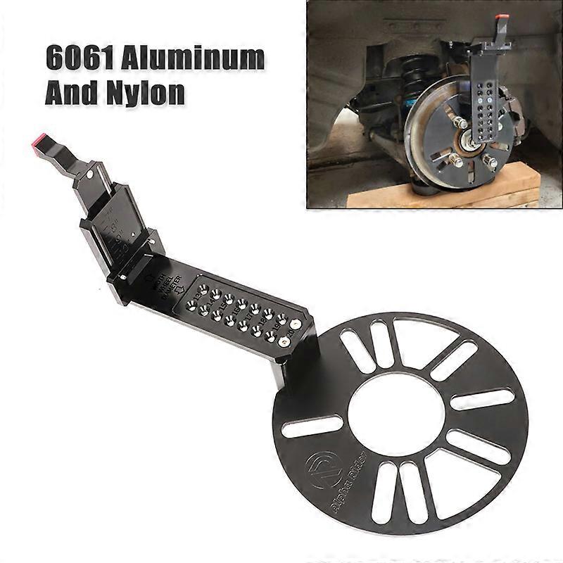 Red Universal Vehicle Wheel Fitment Offset Tool Car Offset Measurement Gauge Wheel Hub Tool Auto Wheel Hub Measure Tool Size 4