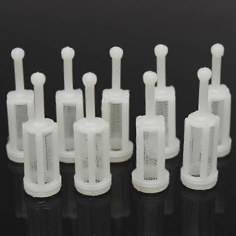 10pcs Plastic Gravity Type Spray Gun Spray Filter Pot Diameter 11mm
