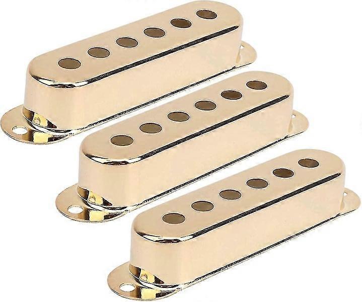 3-Piece Brass Guitar Pickup Cover Set
