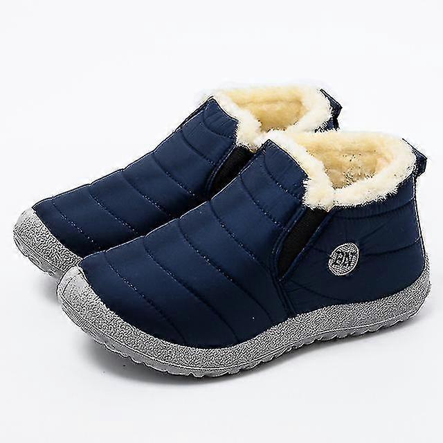 Erkek Botlar Erkekler İçin Hafif Kış Ayakkabıları Kar Botları Su Geçirmez Kış Ayakkabıları Artı Boyut 47 Unisex Ayak Bileği Kış Botlarında Kayma