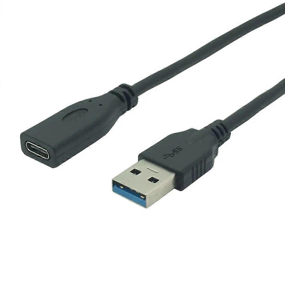USB3.1 Type-C Kvinne Til USB 3.0 Type-A Mann USB 3.1 Type C-kontakt Omformeradapter For Alle Type C Mannlig Enhet 0.2M 1M