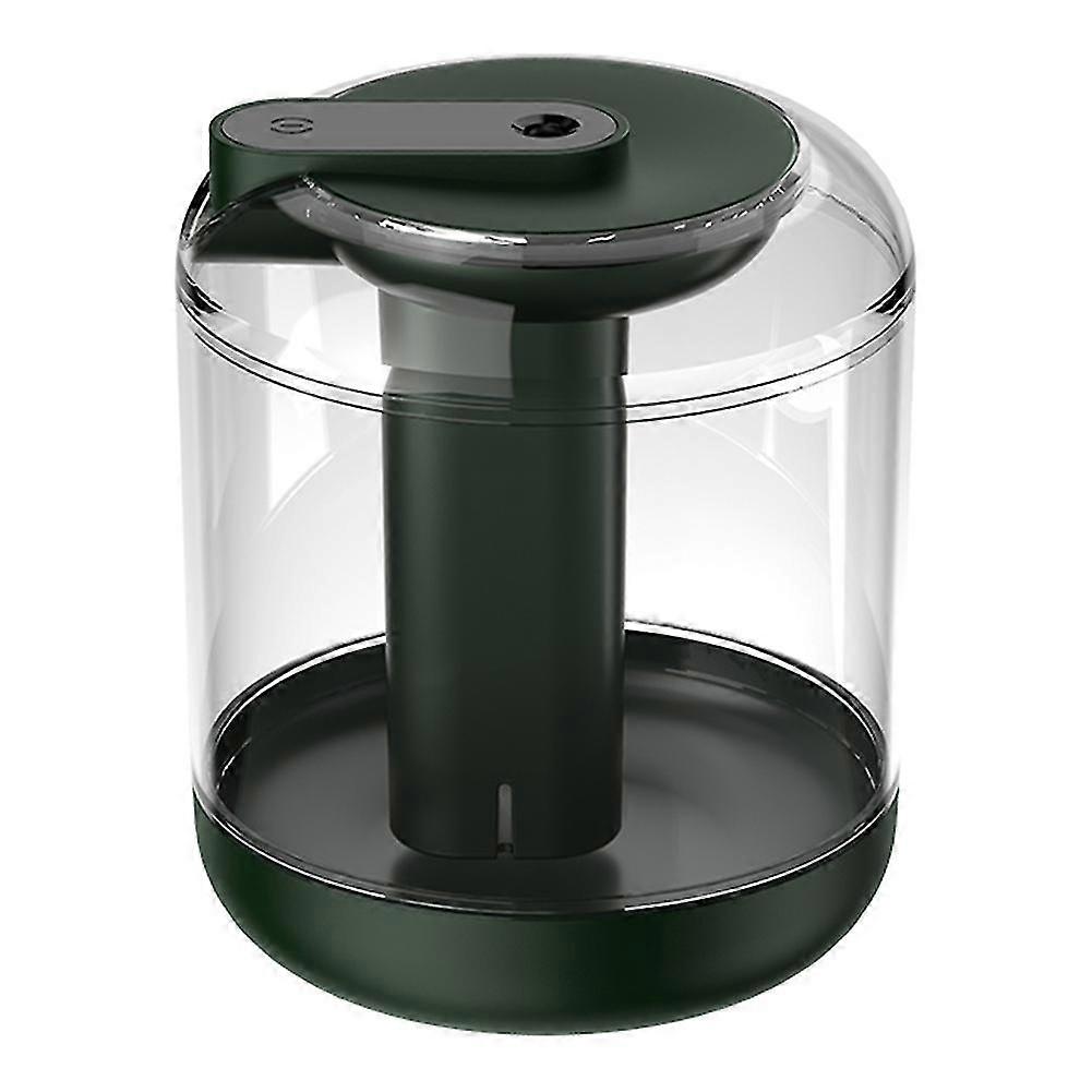 Large Capacity Air Humidifier Rechargeable 2000MAh Battery Essential Oil Diffuser USB Mist Maker LED Light(Green)