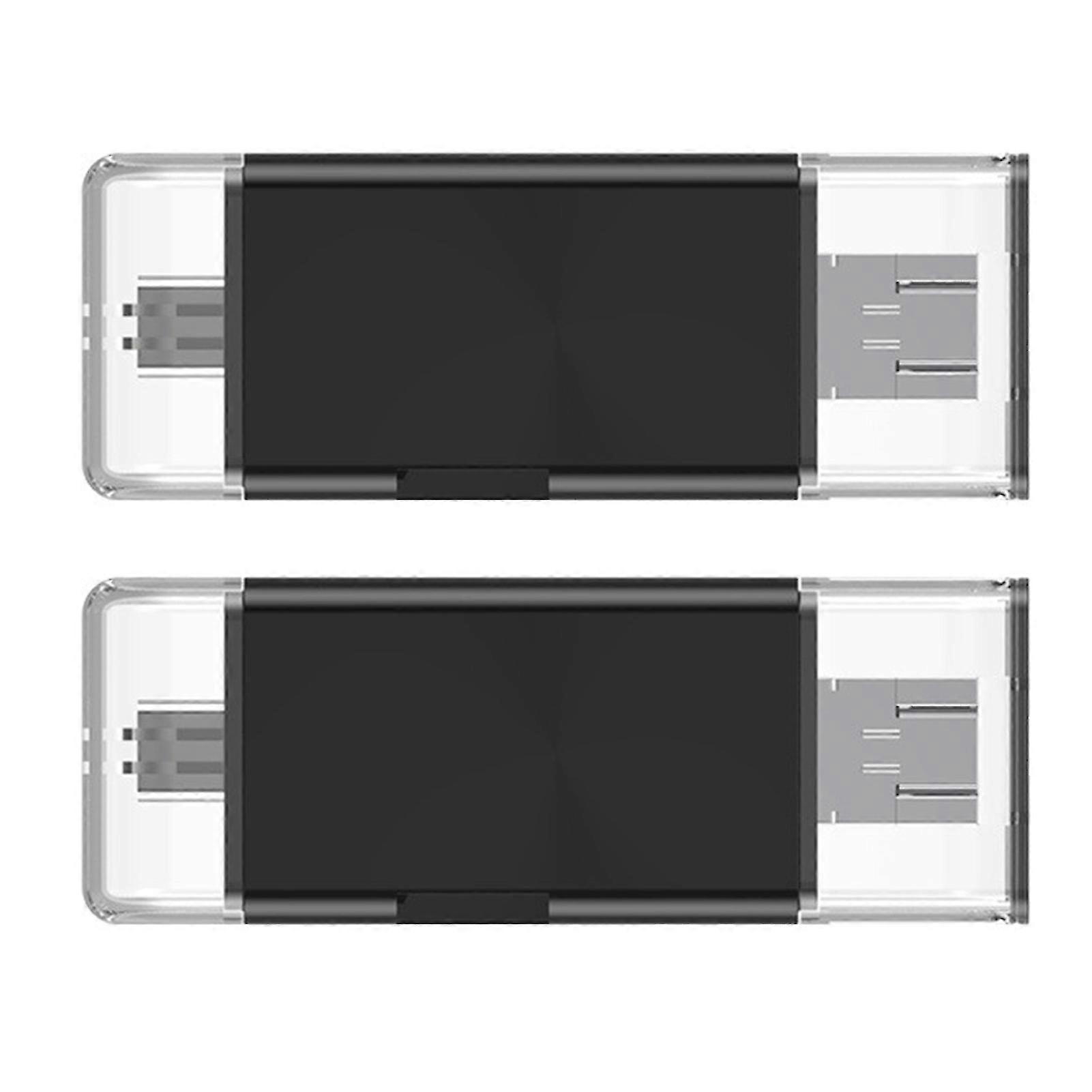 2pcs 6 In 1 USB Type C OTG Portable Plug And Play Professional Card Reader