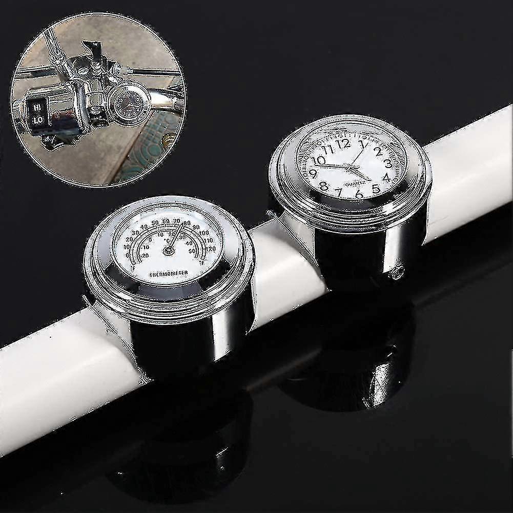 Motorcycle Handlebar Watch, 7/8" Waterproof Motorcycle Handlebar Mount Digi
