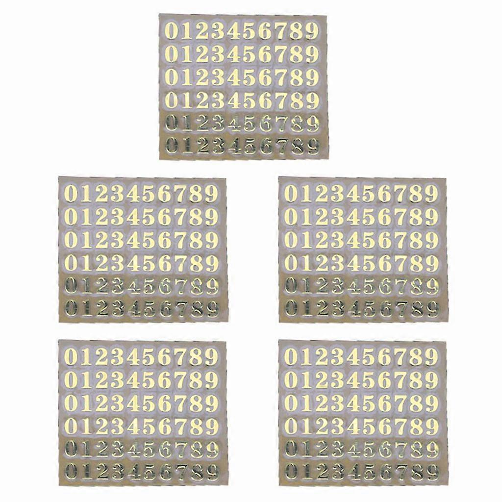 5Pcs 3mm Alphabet Letters Numbers Chunky Glitter Epoxy Resin Decorative Stickers
