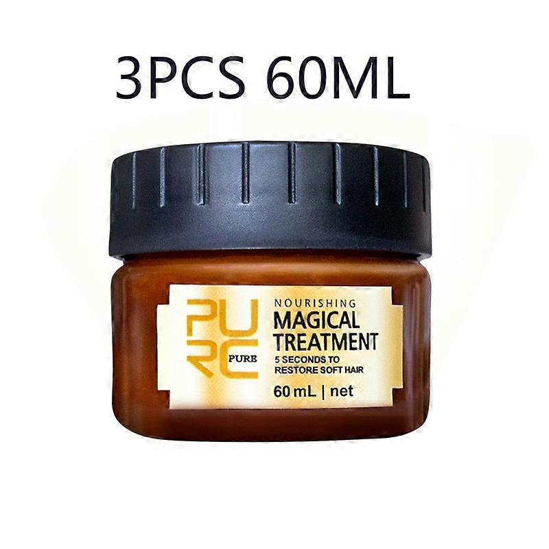 3/2/1PCS PURC Mască magică de tratament pentru păr 5 secunde Repară deteriorarea rădăcinii părului Tonic pentru păr moale Tratament pentru păr și scalp TSLM1