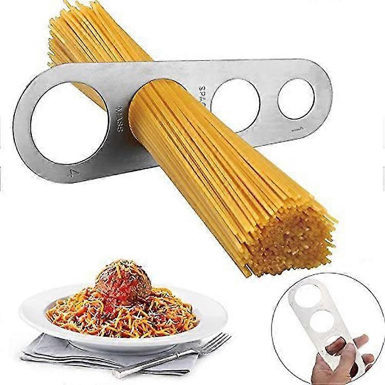 Spaghetti-Messgerät, Küchen-Spaghetti-Messwerkzeug mit 4 Messlöchern (misst bis zu vier Portionen für Erwachsene)