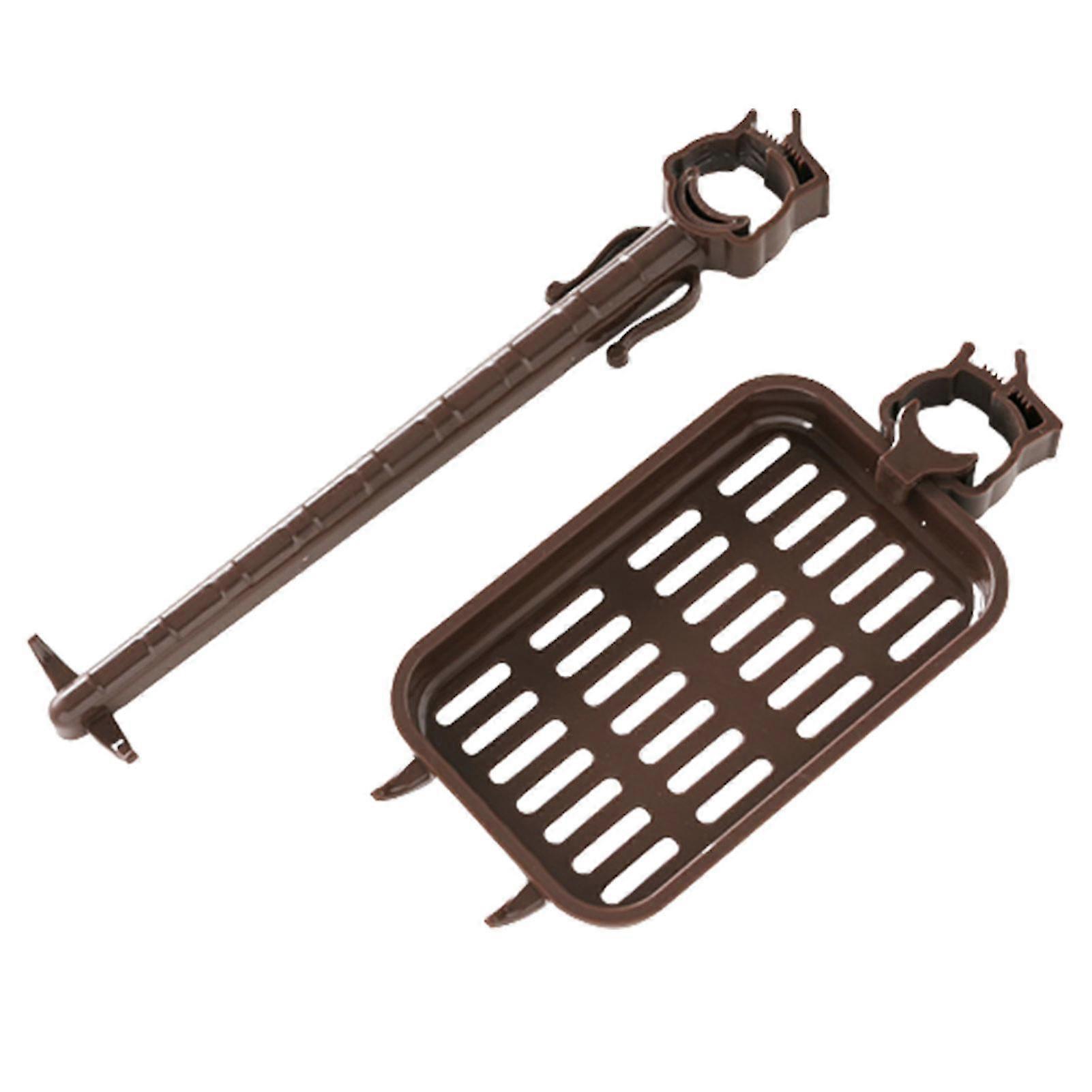 2 Stück über Wasserhahn Spüle Caddy Organizer Einfach zu reinigender Schwammhalter für Küchenspüle Management