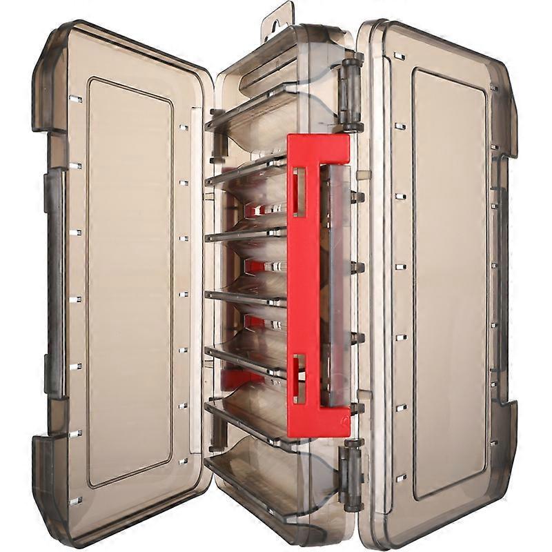 Angelköder-Aufbewahrungsbox, doppelseitiger Angelköder-Aufbewahrungsbox-Container, Angelangel-Köder-Organizer, Waffenfarbe doppelseitiges Köderzubehör stora