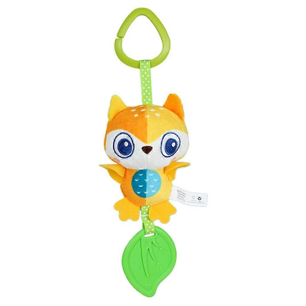 Plush Musical Crib Mobile Interactive Toys Sensory Toy for Infant Owl