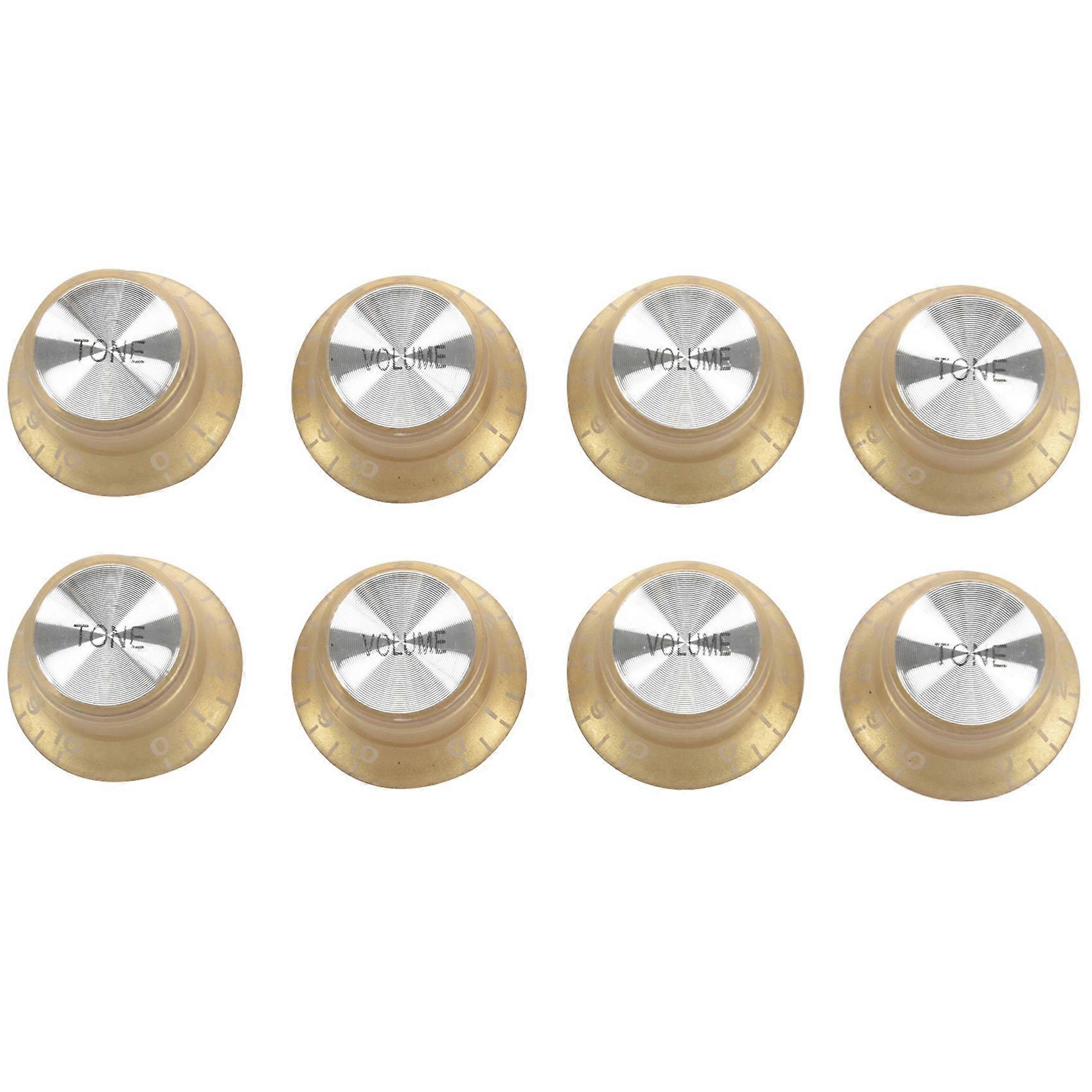 8X Set Gold Top Hat Knob for for Gold Foil Button