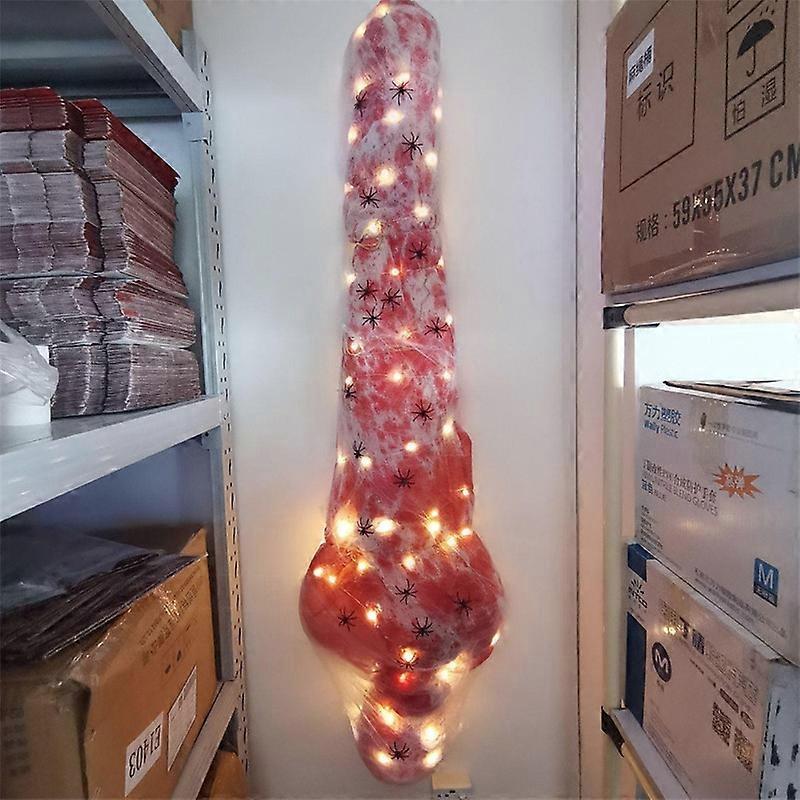 Light up Halloween Corpse Decorations Outdoor Scary Hanging Corpse Props Light Strings Scary Halloween Decorations Outdoor Yard Tree Props
